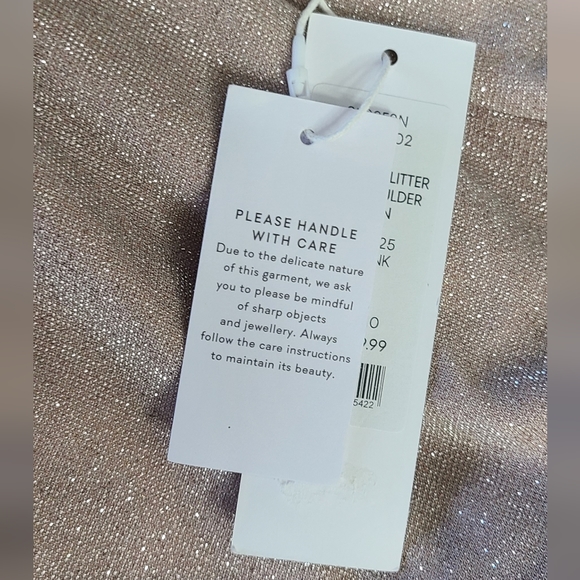 FOREVER NEW MELBOURNE Delaney Glitter One Shoulder Gown Size 10 NWT - Picture 12 of 12